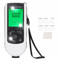 MIERNIK GRUBOŚCI LAKIERU TESTER CZUJNIK LCD 2000um ALUMINIUM STALI SONDA