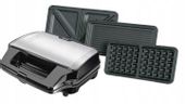 Opiekacz 3 w 1 MPM MOP-23M Trójkąty Gofry Grill 900W