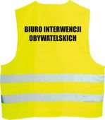 KAMIZELKA ODBLASKOWA BIURO INTER OBYWATELSKICH