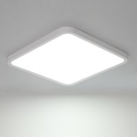 NOWOCZESNA LAMPA SUFITOWA PLAFON KWADRAT LED DO KUCHNI BIAŁY 42W 6500K