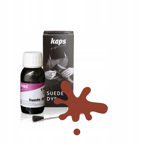 SUEDE DYE 50 ML JASNY BRĄZ - KAPS PROFESSIONAL zdjęcie 1