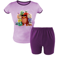 Krótka Piżama dziecięca Angry Birds - Wściekłe Ptaki