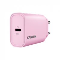 canyon ładowarka sieciowa oncharge 30cl 30w 1xpd eu różowa