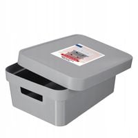 Curver Pojemnik Pudełko Z Pokrywką 11 L Szary