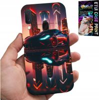ETUI DO SAMSUNG GALAXY A40 - SAMOCHODY FAN, WZORY DLA MĘŻCZYZN +FOLIA