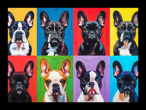 Plakat 18x13cm Buldogi Francuskie na Arena.pl