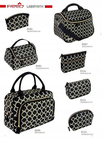 Kosmetyczka damska kuferek organizer torebka REED seria LABIRYNTH na Arena.pl