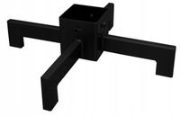 Stojak pod choinkę metalowy loft czarny