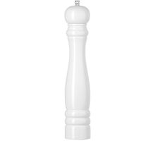 młynek do mielenia soli drewniany biały śr. 60 x 315 mm - hendi 469590