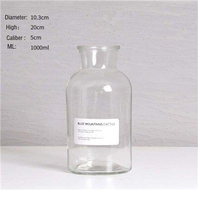 Wazon W Stylu Skandynawskim Dekoracja Nowoczesnego Wnętrza Transparentny A-S zdjęcie 16