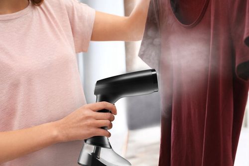 Parownica do ubrań Żelazko parowe REGULACJA PARY 7 DYSZ Czarna 380ml 2000W na Arena.pl