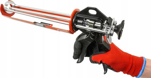 WZMACNIANY WYCISKACZ PISTOLET MAS SILIKONU AKRYLU KLEJU SMARU na Arena.pl