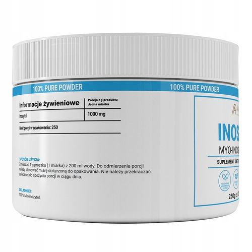 INOSITOL INOZYTOL 100% CZYSTY Witamina B8 1000mg na Arena.pl