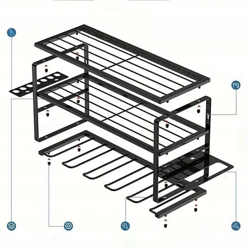 REGAŁ GARAŻOWY Ścienny Półka Wieszak ORGANIZER na Elektronarzędzia na Arena.pl