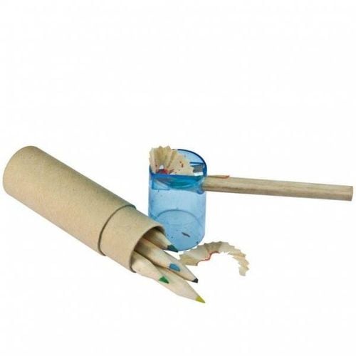 Kredki drewniane BECKY Brązowe na Arena.pl