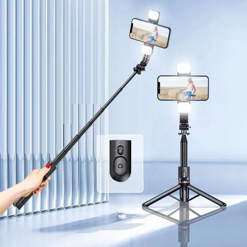 Feegar Kijek Do Selfie Stick Tripod Bluetooth Led na Arena.pl