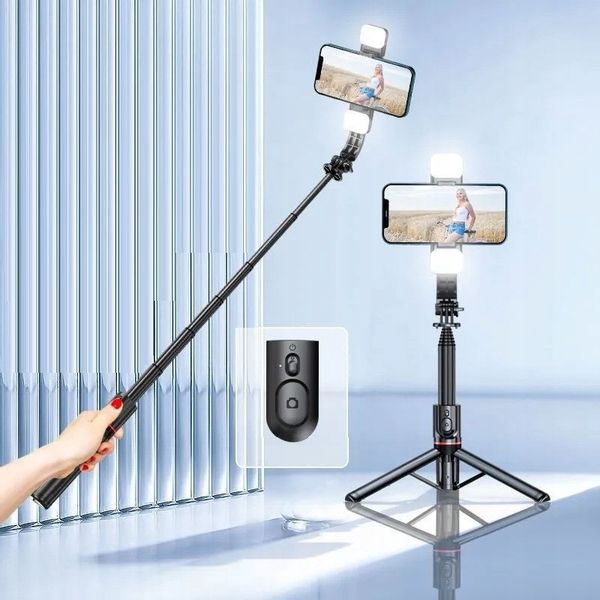 Feegar Kijek Do Selfie Stick Tripod Bluetooth Led zdjęcie 7