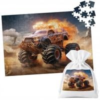 PUZZLE TRADYCYJNE - AUTO MONSTER TRUCK - 110 el