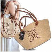 BAD&BAGS torebka poliester beżowy