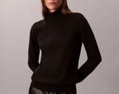 Sweter Calvin Klein Golf Regular Fit | z dodatkiem wełny M