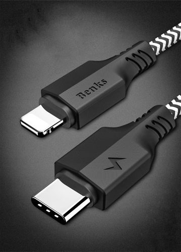 KABEL BENKS USB-C - APPLE LIGHTNING IPHONE 5S/6S/7 na Arena.pl