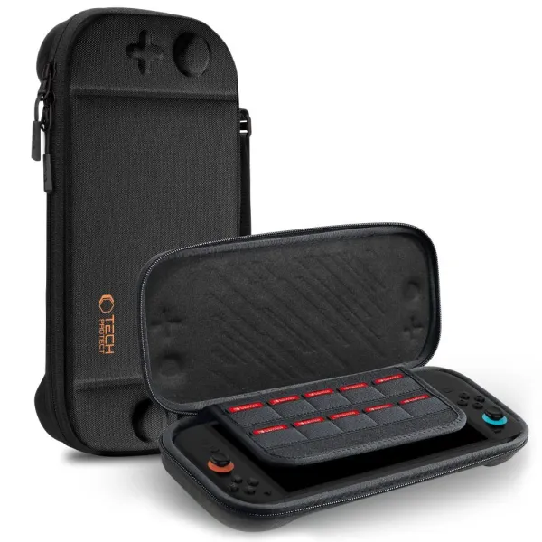 etui tech-protect slim pouch na nintendo switch 2 - czarne zdjęcie 1