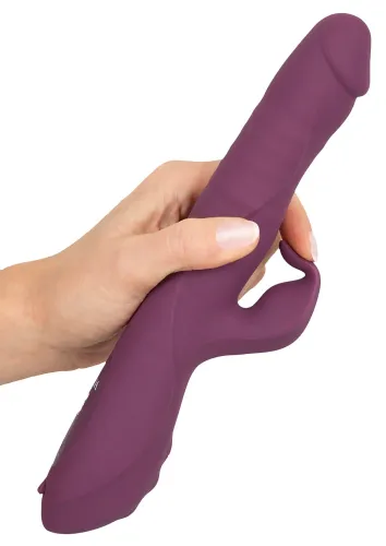 javida 3f vibrator thrusting - wibrator wielofunkcyjny, silikonowy na Arena.pl