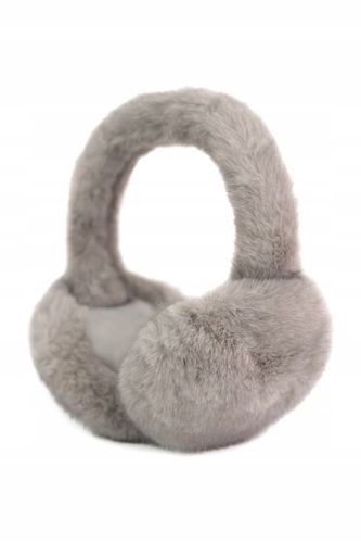 Futrzane nauszniki Keyla - dla dzieci, damskie, zimowe Szary na Arena.pl