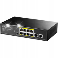 Switch 8-port Cudy FS1010P switch 8xFE PoE+ 120W 2xFE Uplink