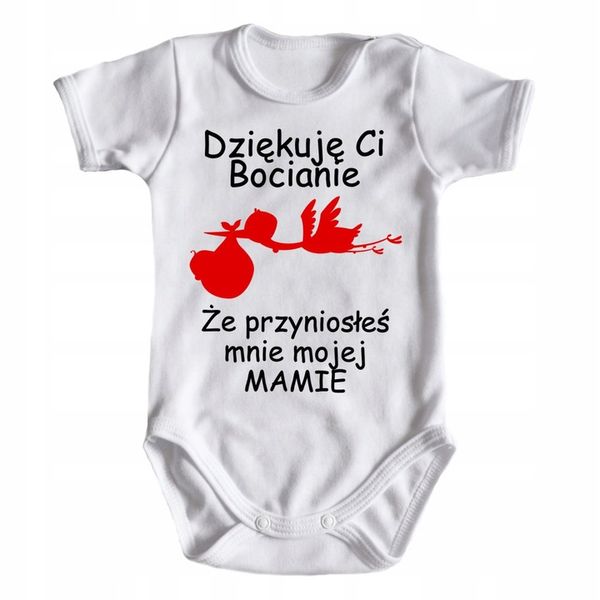 ŚMIESZNE BODZIAKI niemowlęce ubranka BOCIAN 56-104 zdjęcie 2