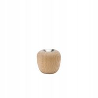 Świecznik Ora 6,5 cm (drewno bukowe) Nordic Stelton