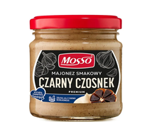 MOSSO MAJONEZ SMAKOWY 200ML CZARNY CZOSNEK