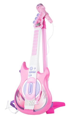 Gitara Elektryczna Rockowa + Mikrofon na Statywie na Arena.pl