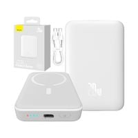 BASEUS MAGNETYCZNY POWERBANK ŁADOWANIE INDUKCYJNE MAGSAFE 10000MAH 20W