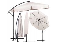 Parasol z wysięgnikiem Springos beżowy 350 x 275 cm