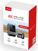 VIOFO A129PRO-G DUO GPS WIFI 4K PRZÓD + TYŁ