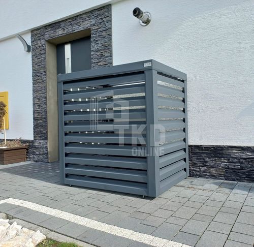 Osłona klimatyzatora - pompy ciepła 80x50x130 cm antracyt  TKD458 na Arena.pl