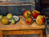 Still Life with Apples and Pears, Paul Cézanne - plakat 50x40 cm