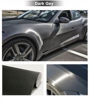 Folia Okleina Do Auta Aluminium Szczotkowane Dark Grey 152cm +Zestaw