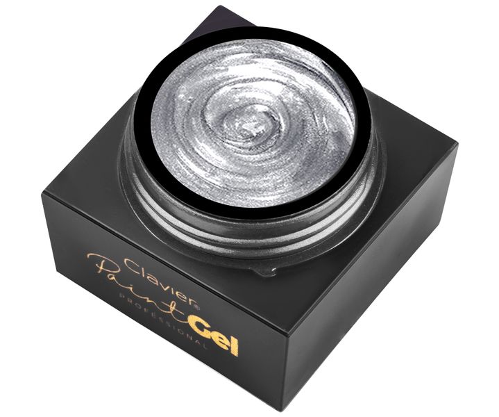 CLAVIER Żel do zdobień PAINT GEL – Srebrny - 5ml zdjęcie 4