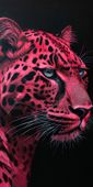 Plakat 50x100cm Szkarłatny Jaguar