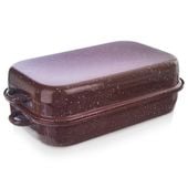 Brytfanna Emaliowana Brytfanka Gęsiarka do Pieczenia Mięsa Ryb Warzyw 2x2,9