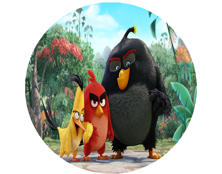 Opłatek na tort Angry Birds zdjęcie 1