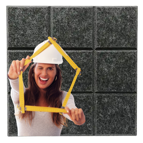 Panele Ścienne Filcowe 3D Kwadrat Zagłówek Samoprzylepne Akustyczne Soft zdjęcie 2