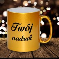 Złoty kubek SOFT METALIC z Twoim nadrukiem