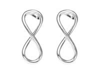 KOLCZYKI NIESKOŃCZONOŚĆ INFINITY srebro pr 925