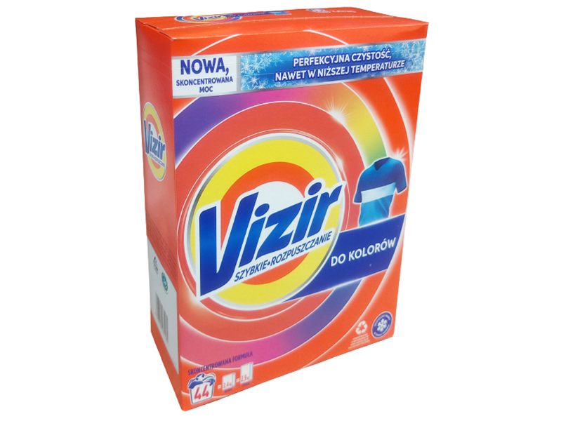 VIZIR kolor proszek do prania 2,42kg - 44 prań zdjęcie 1