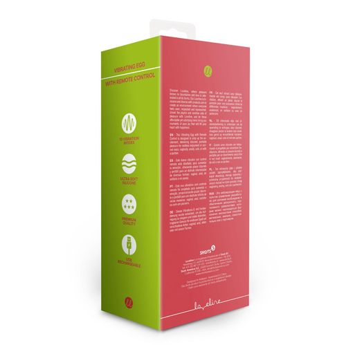 vibrating egg with remote control   strawberry red na Arena.pl