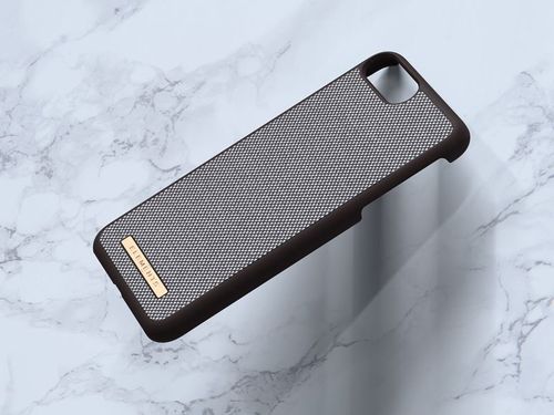 Materiałowe etui iPhone 8 Plus 7 Plus 6s Plus 6 Plus (Dark Brown na Arena.pl