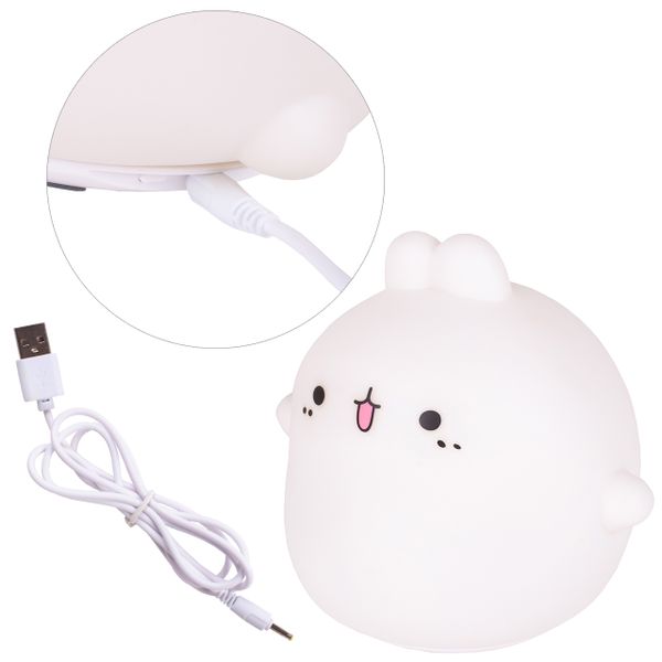 Lampka Nocna LED dla Dzieci Króliczek RGB + Pilot zdjęcie 5